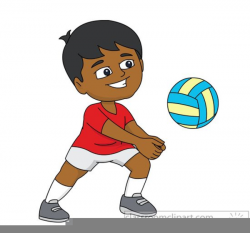 Kids Playing Volleyball Clipart | Free Images at Clker.com - vector ...