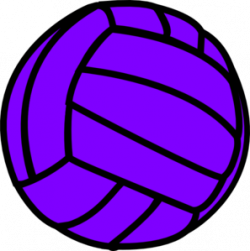 Purple Volleyball Clip Art at Clker.com - vector clip art online ...