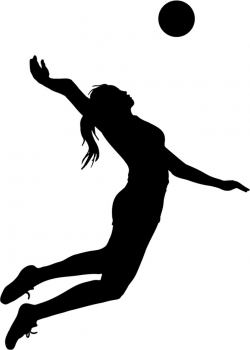 Volleyball Silhouettes | Free download best Volleyball Silhouettes ...