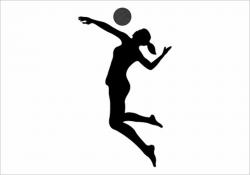 Volleyball Silhouette Graphics | Silhouette Clip Art | Volleyball ...