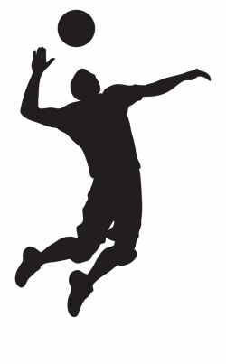 Volleyball Spike Png Black And White - Boys Volleyball Clip Art Free ...