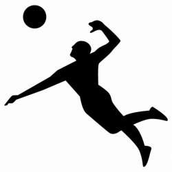 Volleyball spike clipart - ClipartBarn