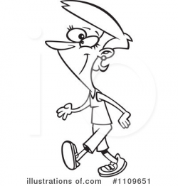 Walk clipart black and white 4 » Clipart Station