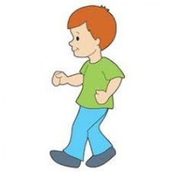 walk clipart - Google Search | speech | Preschool rules ...