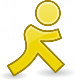 Walk icon | Public domain vectors