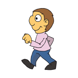 Cartoon walking clipart images gallery for free download ...