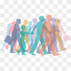 Free Crowd Walking PNG Images | Crowd Walking Transparent ...