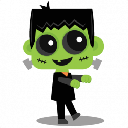 Walking Frankenstein SVG scrapbook cut file cute clipart ...