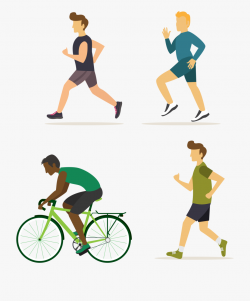 Physical Exercise Stretching Man - Walking Exercise Png ...