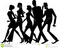 Group walking clipart 8 » Clipart Station