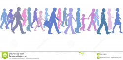 Group walking clipart 2 » Clipart Station