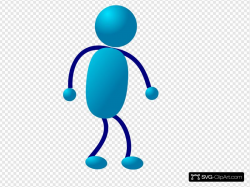 Not As Sad Stick Man Walking Clip art, Icon and SVG - SVG ...