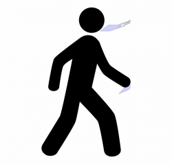 This Png File Is About Smoker , Smoke - Stick Figure Walking ...