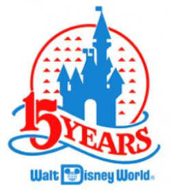 Walt Disney World 15th Anniversary | Anniversary logo ...