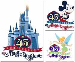 First Look at Magic Kingdom 45th Anniversary Merchandise ...