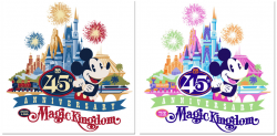 First Look at Magic Kingdom 45th Anniversary Merchandise ...