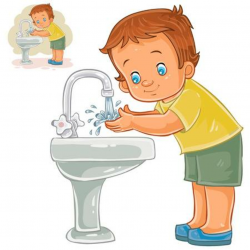 washing hands Wash face soap boy clipart jpg - Clipartix