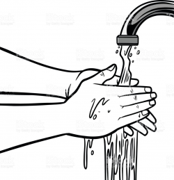 Wash Your Hands Clipart Black And White