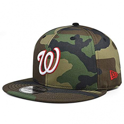 Washington Nationals New Era MLB Woodland Camo 9Fifty Snapback Adjustable  Hat