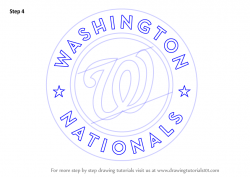Learn How to Draw Washington Nationals Logo (MLB) Step by ...