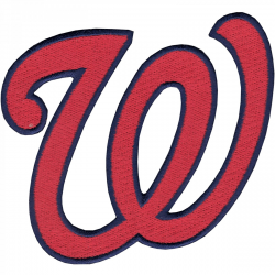 Washington Nationals \'W\' Hat Logo Patch (Red)