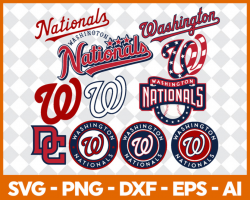 Washington Nationals, Washington Nationals svg, Washington Nationals  clipart, Washington Nationals logo, Washington Nationals cricut