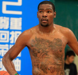 Kevin Durant has a Curly W tattoo - The Washington Post