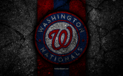 Download wallpapers 4k, Washington Nationals, logo, MLB ...