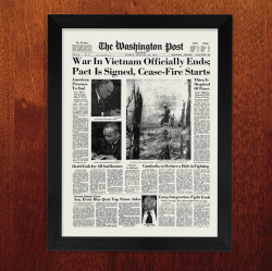 Washington Post Front Page Reprint