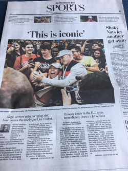Rooney on front page of Washington Post Sports Section ...