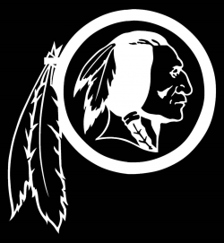 WASHINGTON REDSKINS LOGO CAR DECAL VINYL STICKER WHITE 3 SIZES