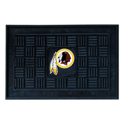 FANMATS NFL Washington Redskins Black 19 in. x 30 in. Vinyl Outdoor Door Mat
