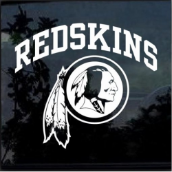 Washington Redskins Window Decal Sticker