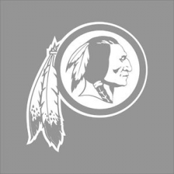 Details about Washington Redskins NFL Team Logo 1 Color Vinyl Decal Sticker  Car Window Wall