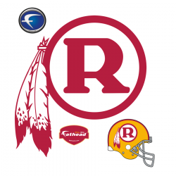 Washington Redskins: Classic Logo - Giant Officially Licensed NFL Removable  Wall Decal