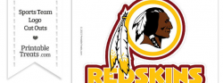 Large Washington Redskins Logo Cut Out — Printable Treats.com