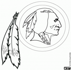 Washington Redskins Coloring Pages | NFL Logos coloring ...