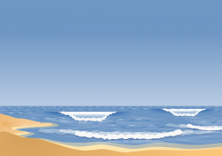 Beach, Sky, Water, transparent png image & clipart free download