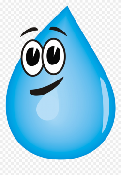 Cartoon Water Drop Clipart Kid - Go Blue - Save Water Baby Blanket ...