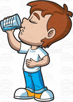 Kid Drinking Water Clipart & Free Clip Art Images #23566 ...