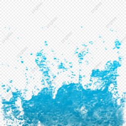 Blue Water Splash Clipart, Water Drop Vector Background, Sea Water ...