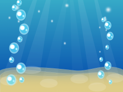 Bubbles in the water vector clipart image - Free stock photo ...