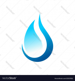 Eco water drop abstract symbol logo design