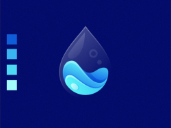 water logo by alon_kelakon on Dribbble