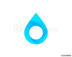 Modern Water Logo Design Template Element - Buy this stock ...
