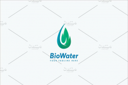 modern bio water logo template ~ Logo Templates ~ Creative ...