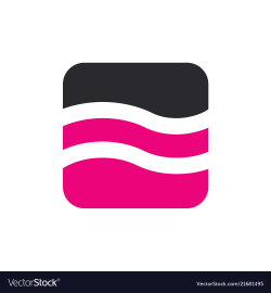 Pink water logo design