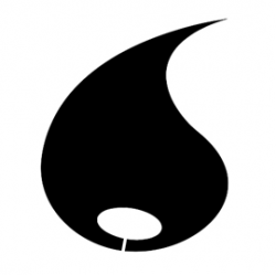 Pokemon - Water Type Symbol Stencil | Free Stencil Gallery