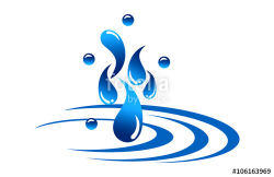 drop water splash logo\