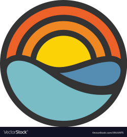 Sun water logo